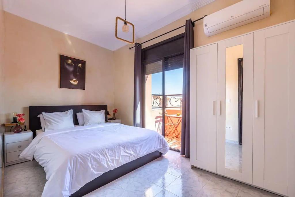 Gueliz, Plaza, Zara Lägenhet Marrakesh Exteriör bild
